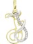 Altın J Harfi Kolye Ucu T014393 1