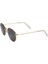 E102 Metal Geometrik Köşeli Model Gold Koyu Yeşil Unisex Güneş Gözlüğü C3 CAT.3 2