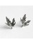 Cerrahi Çelik Kuru Yaprak Ikili Piercing Set - Bar Uzunluğu 6 Mm. Iki Adet 1