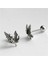 Cerrahi Çelik Kuru Yaprak Ikili Piercing Set - Bar Uzunluğu 6 Mm. Iki Adet 2