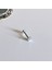 Cerrahi Çelik Zirkon Taşlı Dudak Piercing - Bar Boy 8 Mm- 1 Adet 1