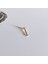 Cerrahi Çelik Zirkon Taşlı Gold Dudak Piercing 10 mm - 1 Adet 1