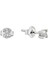 0,17 Ct Pırlanta Tektaş Küpe 1