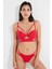 Kırmızı Askılı Half Band Bikini Üstü 2