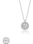 Swarovski Taşlı Tek Taş 925 Ayar Gümüş Kolye 1