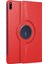 Huawei Matepad 11 Kılıf 360 Rotating Stand Deri Kırmızı 2