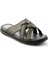 Haki Leather Erkek Terlik E048040123 3