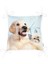 Köpek ve Kedili Dijital Baskılı Modern Pofidik Sandalye Minderi 3