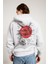Dragon Baskılı Gri Oversize Erkek Sweatshirt 2