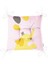 Real Homes Pembe Zeminde Uçan Balonlar ve Fil Desenli Çocuk Odası Pofidik Sandalye Minderi - 40 x 40 cm 3