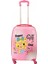 Galerisi Kedi Baskılı Pembe Abs Çocuk Valizi 1