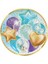 Party Dreams Karton Tabak 23 cm 8'li Uçan Balonlar Mavi 1