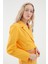 Kruvaze Crop Blazer Ceket Turuncu 4