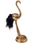 Metal Lacivert Tüylü Gold Flamingo 1