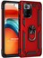 Xiaomi Poco X3 Gt Kılıf Military Ring Holder Kırmızı 1