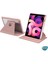 Apple iPad 10.2'' 7. Nesil Kılıf (A2197-A2200-A2198) Regal Folio Pembe 4