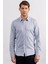 Modern Slim Fit Dar Kesim Armürlü Erkek Gömlek 1