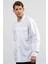 Oversıze Cotton Lyc Gabardin Çift Cep Kapaklı Çıtçıtlı Erkek Gömlek 1