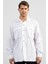 Oversıze Cotton Lyc Gabardin Çift Cep Kapaklı Çıtçıtlı Erkek Gömlek 2