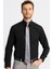 Klasik Fit Rahat Kesim Cotton Efekt Poplin Erkek Gömlek 1