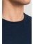 Slim Fit Dar Kesim Bisiklet Yaka Düz Basic Kısa Kol T-Shirt 3