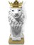 Dekoratif Polyester Aslan Biblo Beyaz (35X13CM) 1