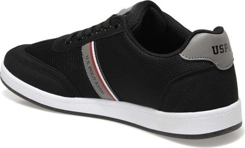 U.S. Polo Assn. Kares 2 Fx Siyah Erkek Sneaker Ayakkabı V2 görsel 3