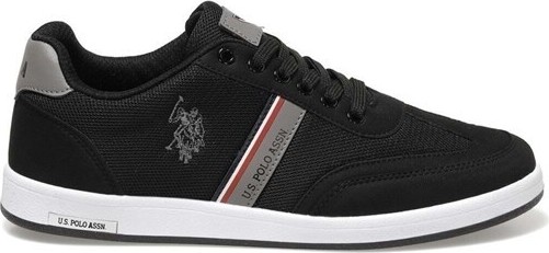 U.S. Polo Assn. Kares 2 Fx Siyah Erkek Sneaker Ayakkabı V2 görsel 2