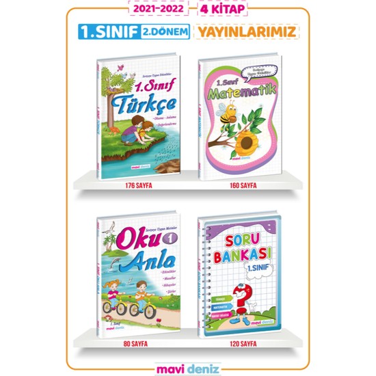 Mavi Deniz Yay Nlar S N F D Nem Kitap Set Kitab