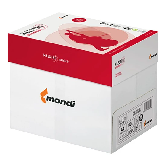 Mondi Maestro A4 Fotokopi Kağıdı 80GR 1 Koli 5 Paket 2500 Sayfa