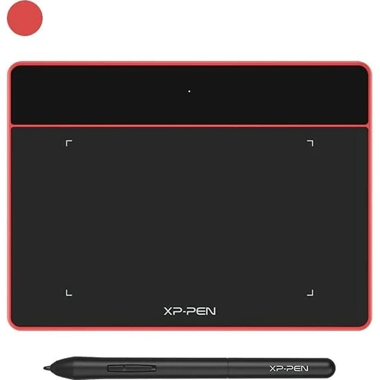 Xp-Pen Deco Fun Xs Kırmızı Grafik Tablet Android Mac Linux Windows Chrome Os