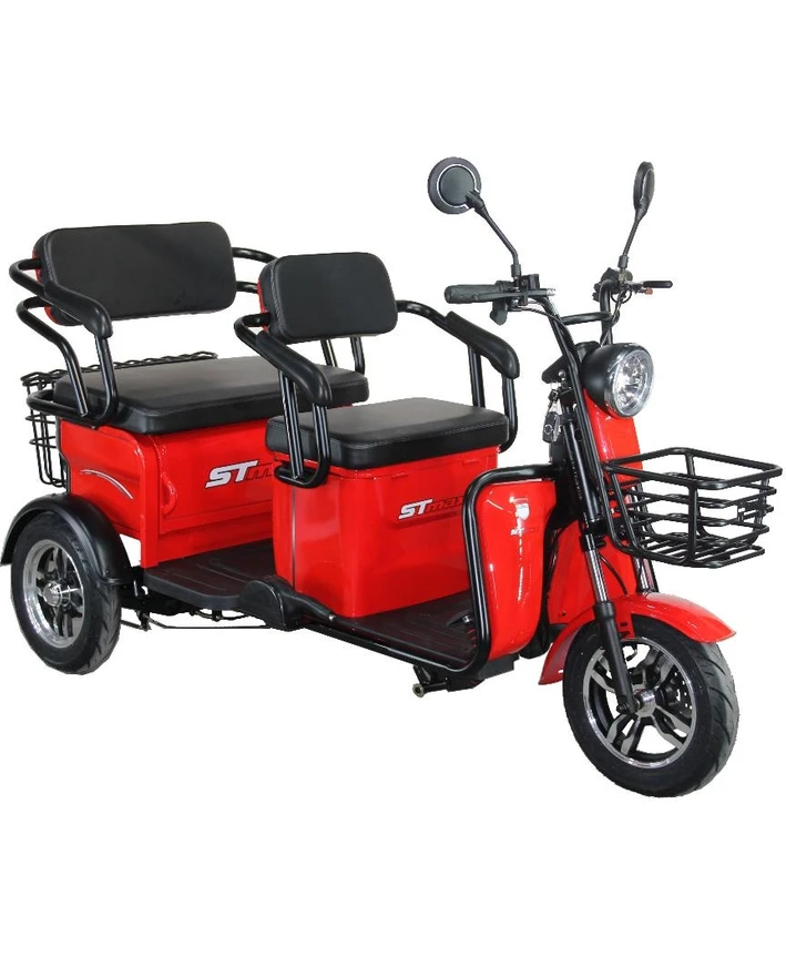Resim Stmax Elit 940 Elektrikli Moped Kırmızı 