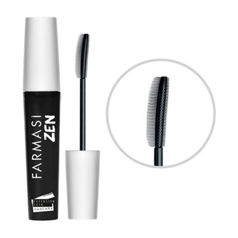 Farmasi Zen Siyah Maskara 8 ml Büyük Boy Hacim Veren ve Uzatma Etkili Kirpik Maskarası