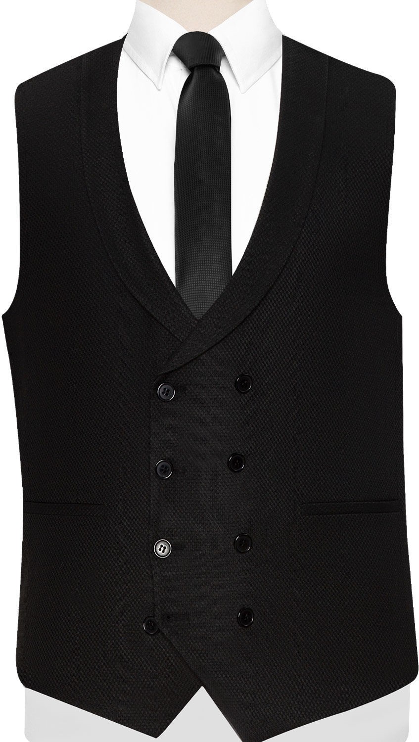 Süvari Yelekli Siyah Slim Fit Takım Elbise görsel 3