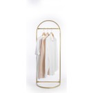 Fec Reklam Butik Stil Oval Askılık Konfeksiyon Askılığı Altın Renk Askılık Gold Elbise Askılığı Ayaklı Askılık