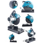 Lieber German 3700 Watt Çelik Dişli Şanzuman Bakır Sargılı 355 mm Profil Ahşap Metal Kesim Makinesi Kafa Koparma Canavar Kafa Koparma