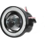HRPAK 89MM Mavi Mercekli Angel LED Halkalı Sis Far 4000 Lümen Su Geçirmez