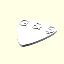 Aldım Geldi G & Ş Harfi Kişiye Özel Üretim Gitar Sevgiliye Eşe Hediyelik Bas 1 Adet Organik Plastik