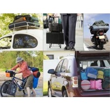 Adilon Bagaj Gergi Lastiği 3 Adet Metal Kancalı Araç, Araba, Otomobil, Motosiklet,  Bisiklet