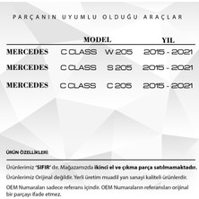 Alpha Auto Part Mercedes C Class W205,C205,S205 Için Port Bagaj Çıta Kapağı