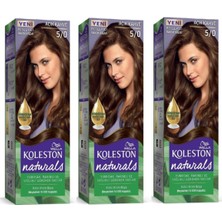 Wella Koleston Saç Boyası Naturals 5/0 Açık Kahve X 3 Adet