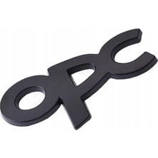 Gardenauto Opel Opc Paslanmaz Metal Bagaj Arma Logo