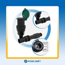 Poelsan Can Suyu Vanası Anahtar 3/4" Takım