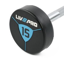 Livepro LP8010 15 Kg Poliüretan Barbell