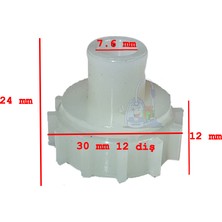 Populer Moulinex Moulinette 68902 Mutfak Robotu Mil Kavrama Dişlisi