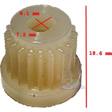 Arzum Compact AR105 Mutfak Robotu Motor Dişlisi (Küçük Kasnak)