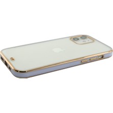 Shoptocase Apple iPhone 11 Premium Electrolize Silikonlu Lila Telefon Kılıfı