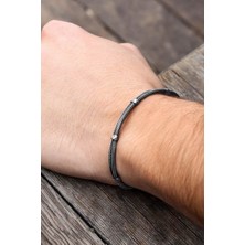 TMT Silver Gümüş Kazaziye Örgü Bileklik