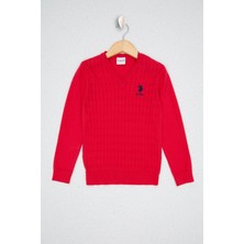 U.S. Polo Assn. Pembe Basic Triko Kazak 50207020-VR023