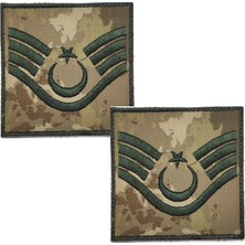 Seyhan Askeri Malzeme  Astsubay Üsçavuş Kamuflaj Rütbe (Yeni Kamuflaj)